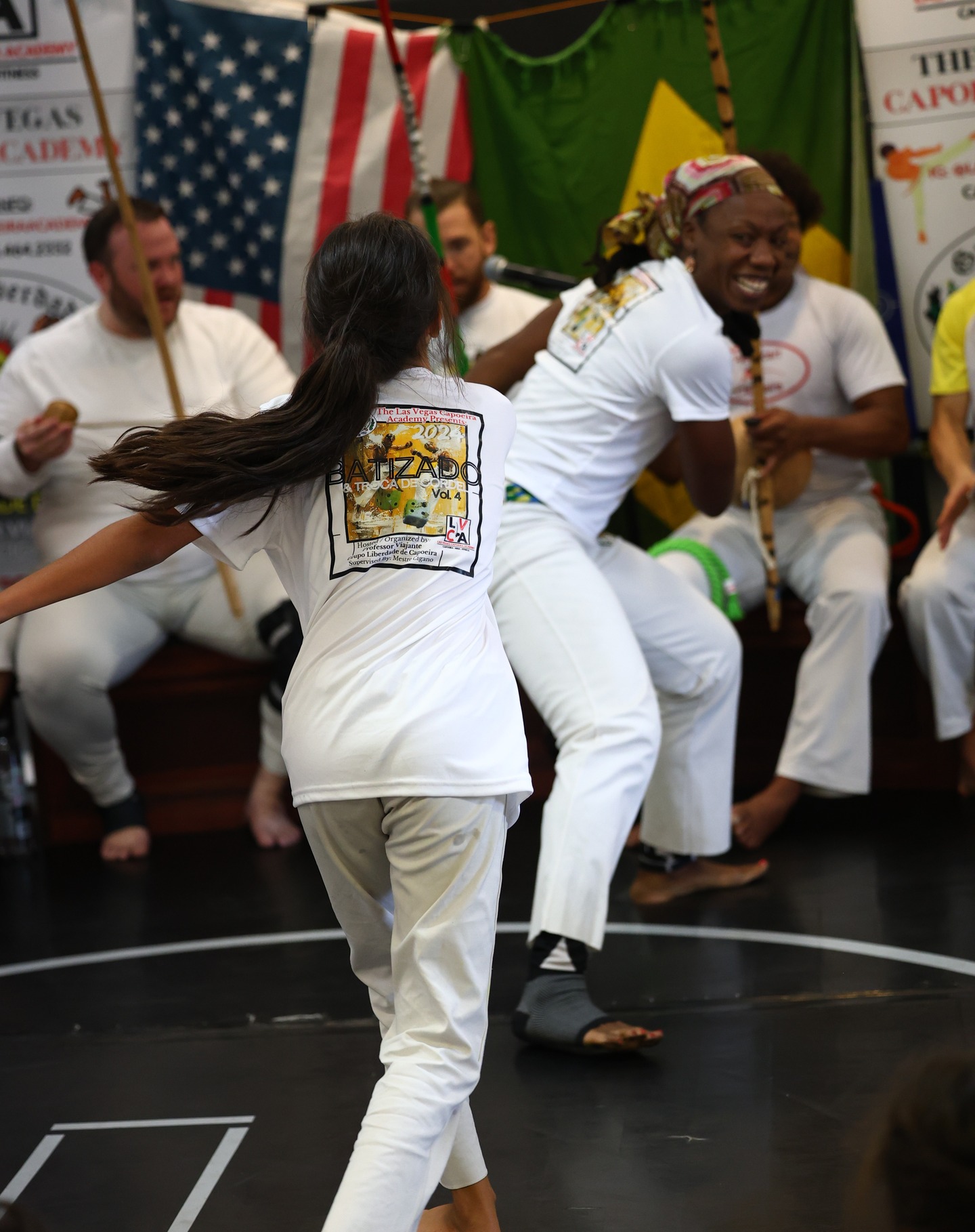 Inside a Capoeira class